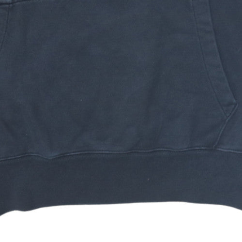 Champion Men's Black Large 1/2 Zip Hoodie Sweatshirt Fleece