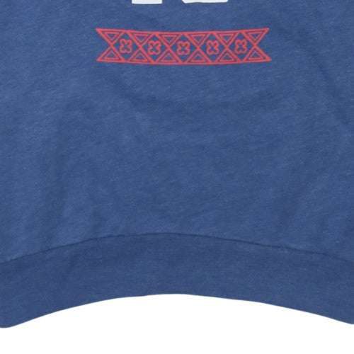 Hollister Women's Blue XS Crew Neck Pullover Sweatshirt