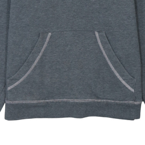 Adidas Womens Grey Pullover Hoodie Sweatshirt Size 10 Casual Logo