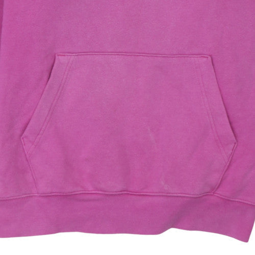 Nike Women Pink Pullover Hoodie Medium Fleece Casual Sweatshirt