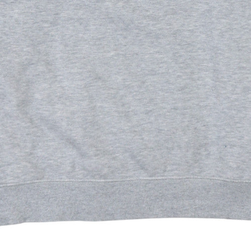Fila Women's Grey Logo Pullover Sweatshirt M Casual Cotton Blend