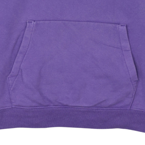 Champion Womens Purple Pullover Hoodie Large Cotton Casual