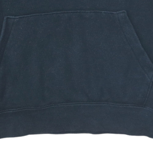 Nike Men's Black Pullover Hoodie Size M Fleece Sweatshirt