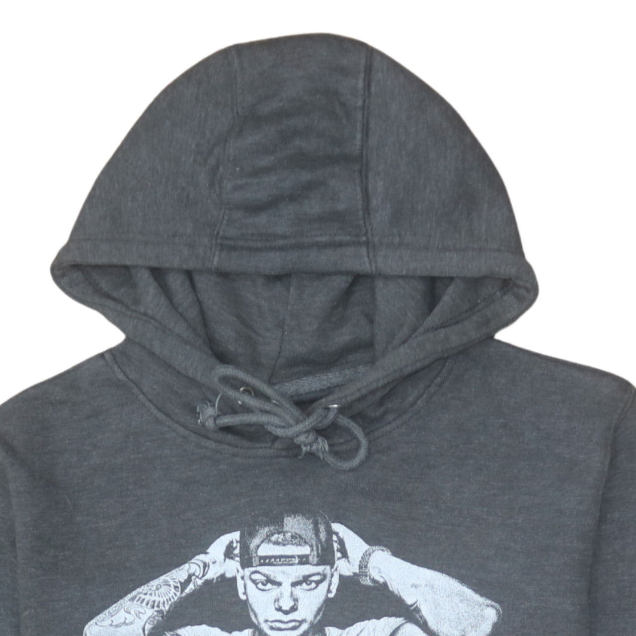 Lane Seven Mens Grey Kane Brown Pullover Hoodie Size L Graphic Print