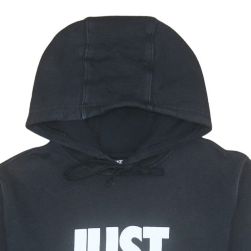 Nike Men's Black Pullover Hoodie M 'Just Do It' Graphic Sportswear