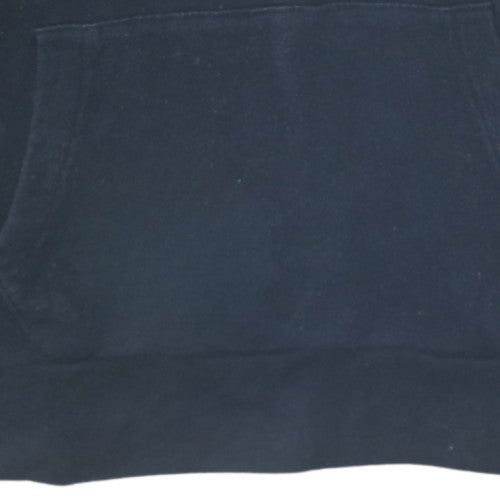 Levi's Men's Black Medium Pullover Hoodie with Logo Print