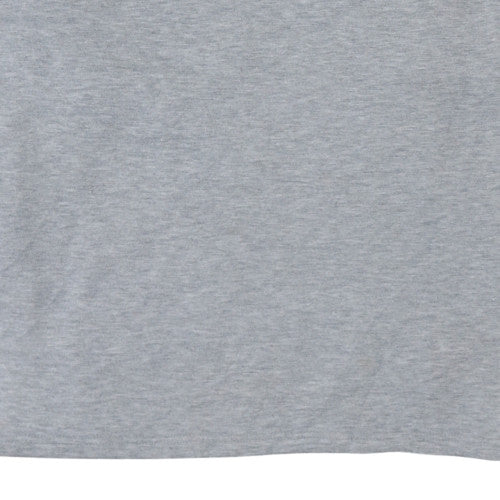Boohoo Womens Grey Crew Neck Official Logo Sweatshirt Size 12