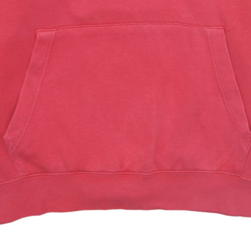 Nike Men's Red XL Pullover Hoodie with Logo and Kangaroo Pocket