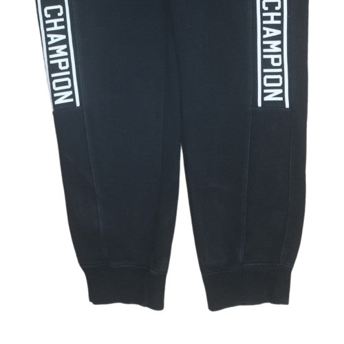 Champion Men's Black Jogger Sweatpants Medium Fleece Activewear