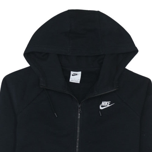 Nike Men's Black Full Zip Hoodie Small Fleece Sweatshirt