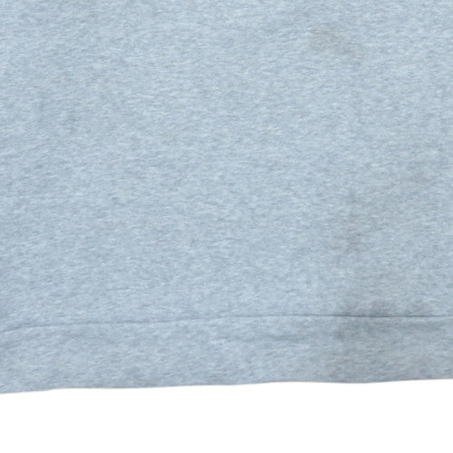 Adidas Mens Grey Crew Neck Pullover Sweatshirt Size M Regular Fit