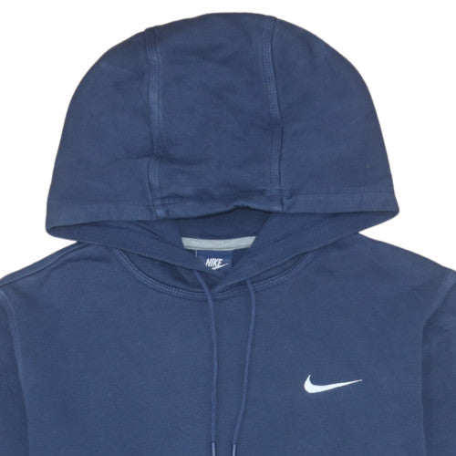 Nike Men's Blue Pullover Hoodie M Regular Fit Fleece Sweatshirt