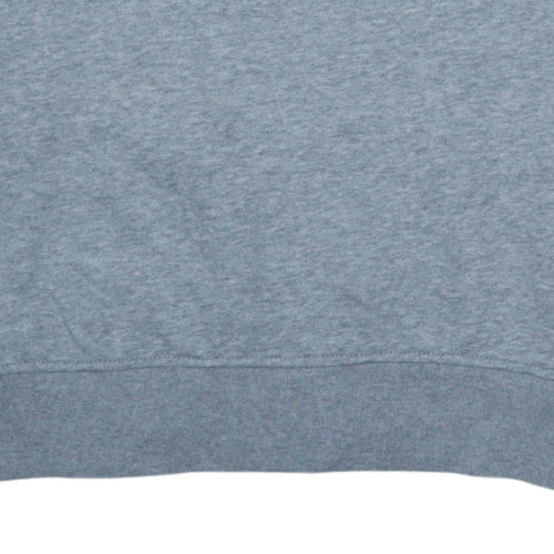 Gap Men's Grey Crew Neck Logo Pullover Sweatshirt Size S
