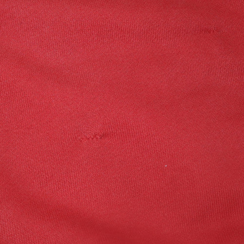 Adidas Men's Red Pullover Hoodie M Regular Fleece Sportswear