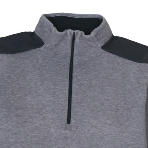 Under Armour Mens Grey 1/2 Zip ColdGear Sweatshirt M