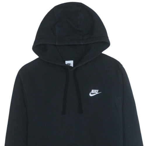 Nike Women's Black Small Tall Pullover Hoodie with Logo Pocket