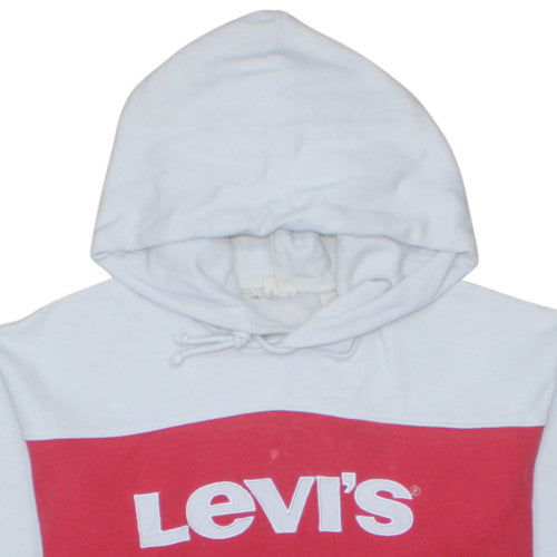 Levi's Men's Multicoloured Pullover Hoodie M Logo Fleece Sweatshirt