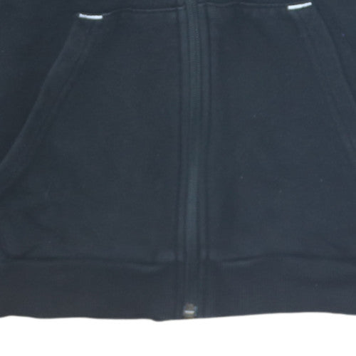 Puma Boys Blue & Black Full Zip Hoodie - Size 13-14 Years - Logo Design
