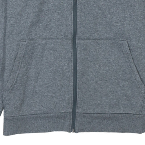 Under Armour Men's Grey Full Zip Hoodie Size M Loose Fit