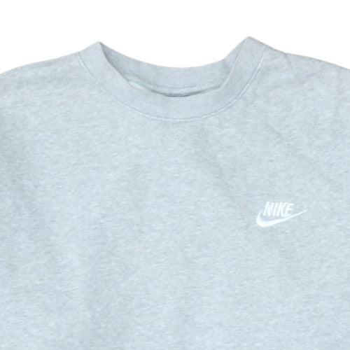 Nike Men’s Grey Sweatshirt Small Crew Neck Classic Fleece Pullover