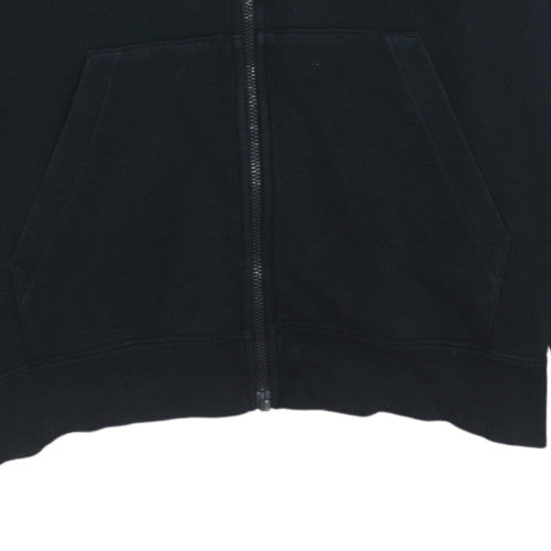Nike Men's Black Full Zip Hoodie Size M Regular Fit Fleece