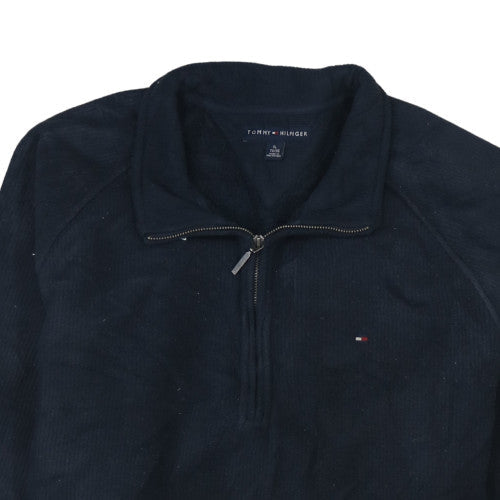 Tommy Hilfiger Men’s Blue XL Fleece 1/4 Zip Jacket