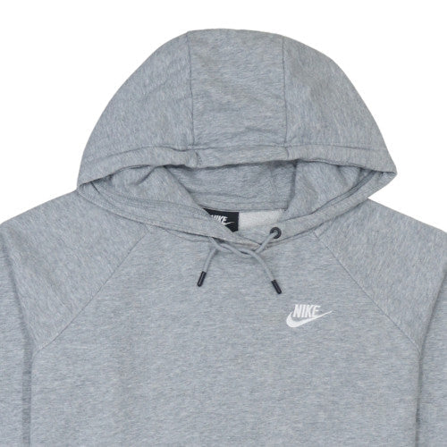 Nike Womens Grey Pullover Hoodie Small Classic Cotton Casual