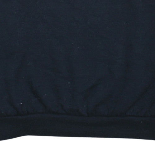 Nike Mens Grey Blue 1/2 Zip Pullover Sweatshirt Size L