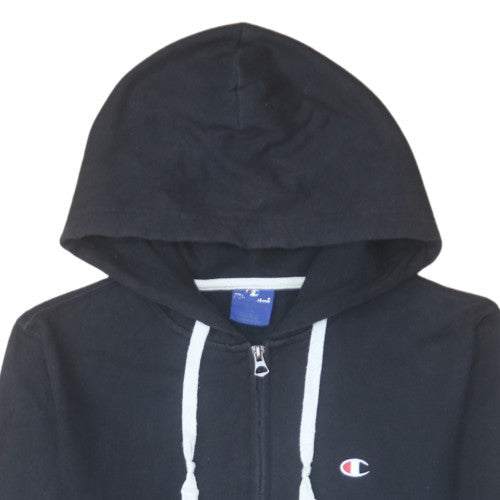 Champion Men's Black Full Zip Hoodie Size M Regular Fit