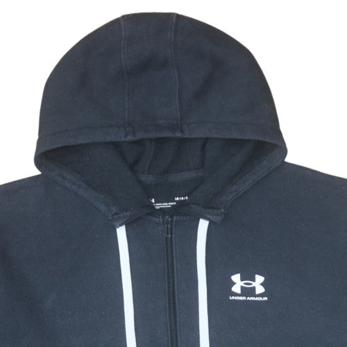 Under Armour Men's Black Full Zip Hoodie Size L Casual Sportswear