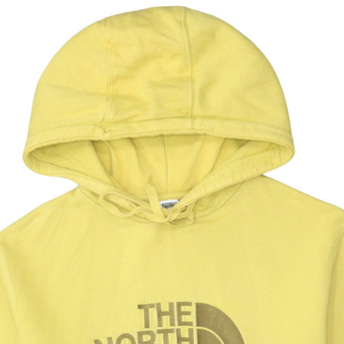 The North Face Men's Yellow Pullover Hoodie Size L Outdoor Fleece