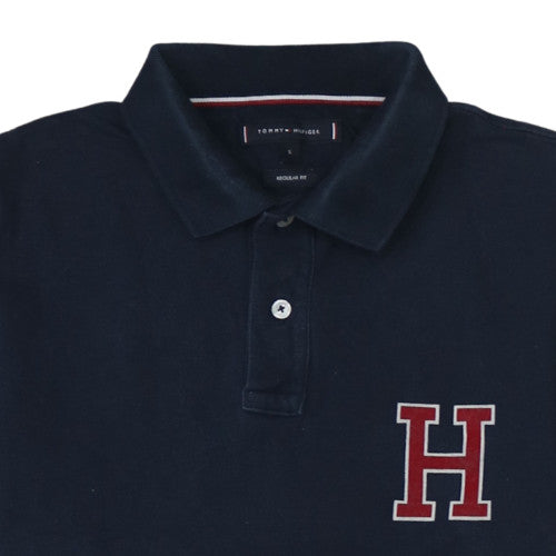 Tommy Hilfiger Men's Blue Regular Fit Polo Shirt Size S
