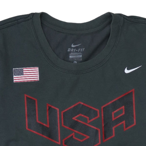 Nike Men's Black USA Dri-Fit Graphic T-Shirt Size L