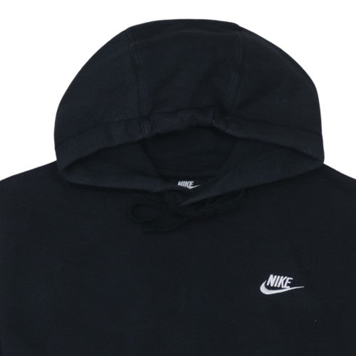 Nike Men's Black Pullover Hoodie M Regular Fit Fleece Sportswear