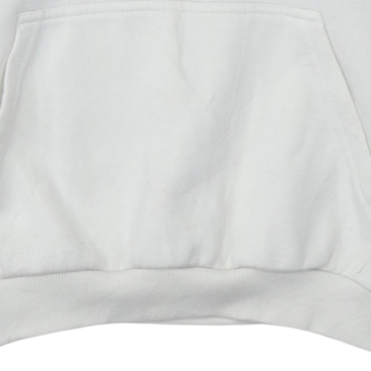 PRETTYLITTLETHING Womens White Hoodie Small Pullover Cotton Blend