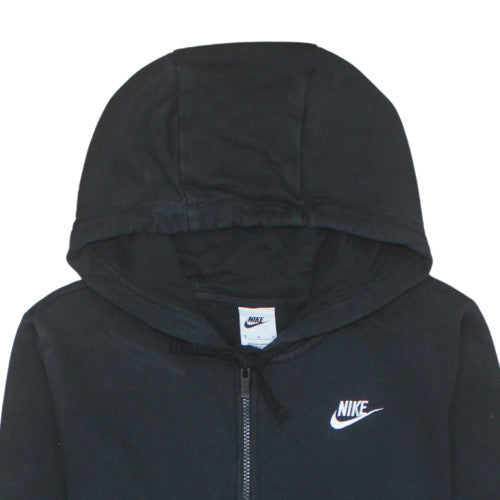 Nike Men's Black Full Zip Hoodie Size M Regular Fit Fleece