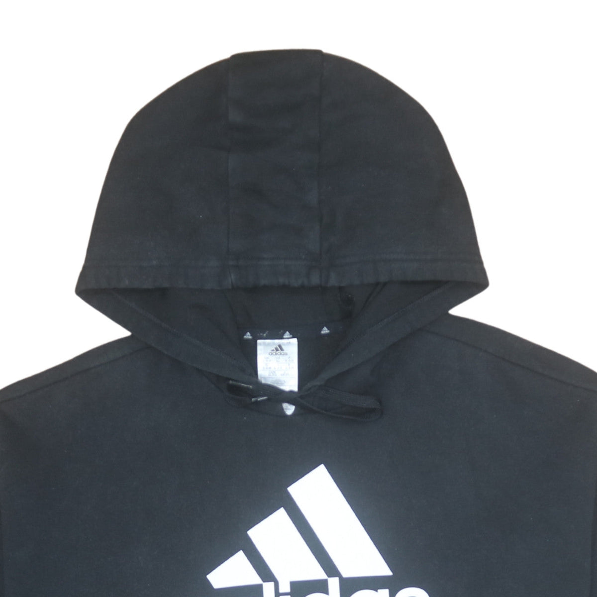 Adidas Men's Black Pullover Hoodie Size M Logo Sportswear