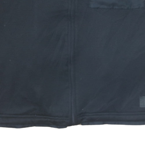 Nike Men's Black Sleeveless Fleece Zip Activewear Jacket Size S