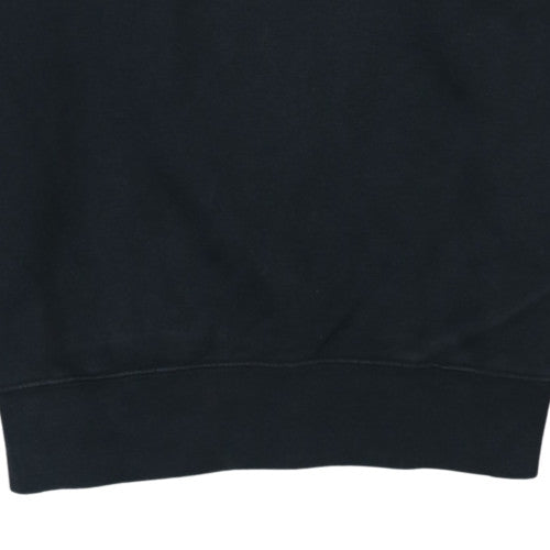 Nike Men's Black Small Pullover Crew Neck Logo Sweatshirt