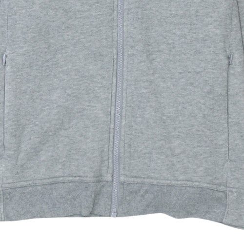 Nike Men's Grey Full Zip Hoodie M Sportswear Sweatshirt