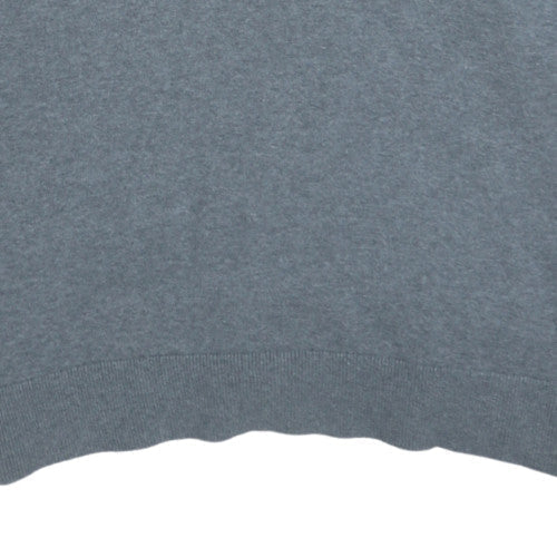 Tommy Hilfiger Men's Grey 2XL V-Neck Cotton Jumper