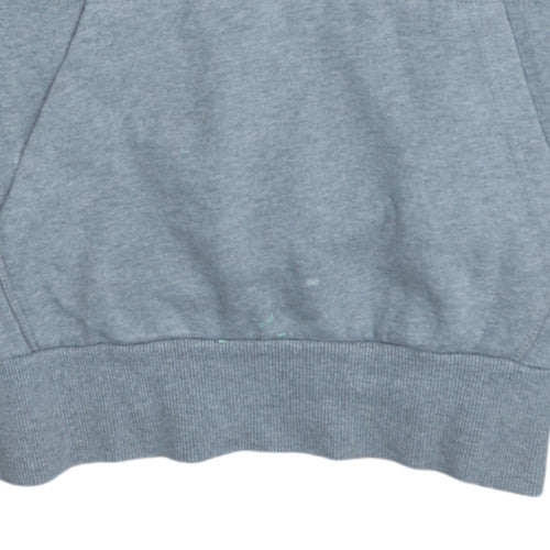 Ellesse Men's Grey Pullover Hoodie Size S Logo Embroidered Sportswear