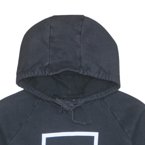 Under Armour Men’s Black Pullover Hoodie Large Graphic Logo Fleece