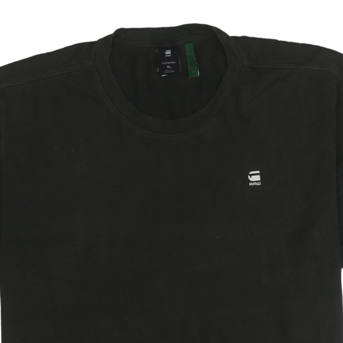 G-Star RAW Men's Black XL Crew Neck Cotton T-Shirt