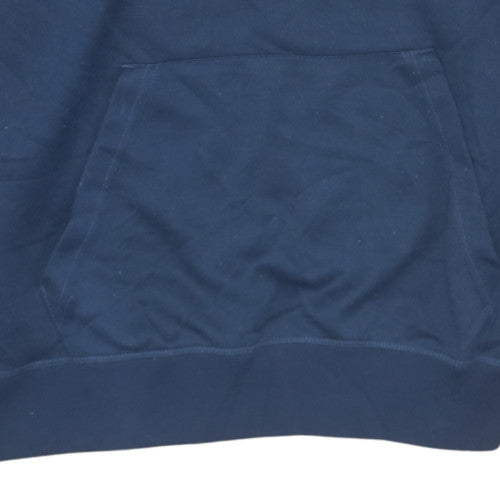 Ellesse Men's Blue Pullover Hoodie L Logo Sports Sweatshirt