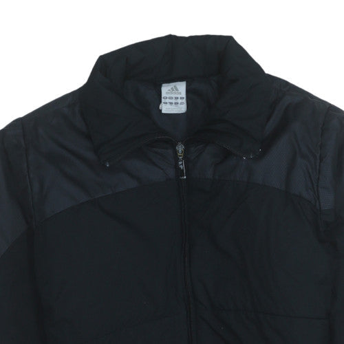 Adidas Womens Black Size 16 Full Zip Lightweight Windbreaker Jacket