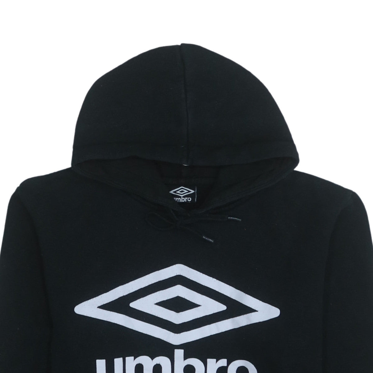 Umbro Men's Black Pullover Hoodie Size S Sports Fleece