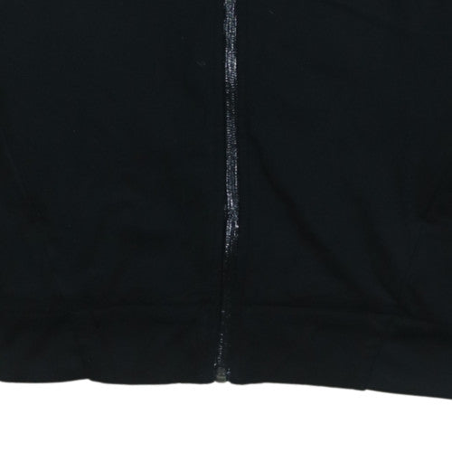 Adidas Men's Black Full Zip Hoodie M Regular Fit Sportswear