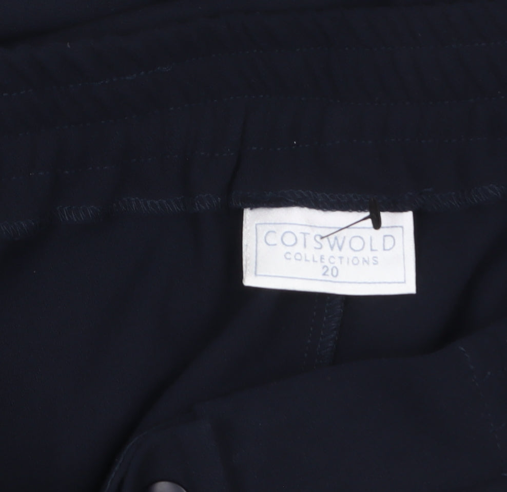 Cotswold Collections Women's Black Size 20 Straight Leg Trousers