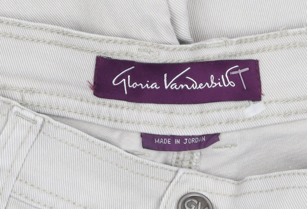 Gloria Vanderbilt Women’s Beige Petite 10 Straight Jeans